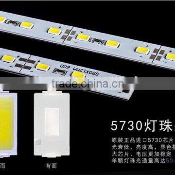 5730 0.5m LED Bar 12V Hard Rigid Strip Bar Light 60leds + Aluminium Alloy Shell