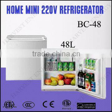 48L 220V A+ Domestic or supermarket use cheap mini refrigerator price