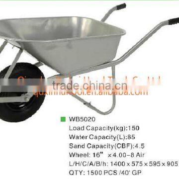 China High Qulity Wheel Barrow Direct Factory with Pnumatic Wheel WB5020