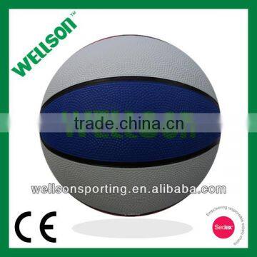 Promotional natural rubber basketball