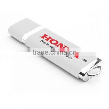 milk white common useful plastic usb flash memory on sale