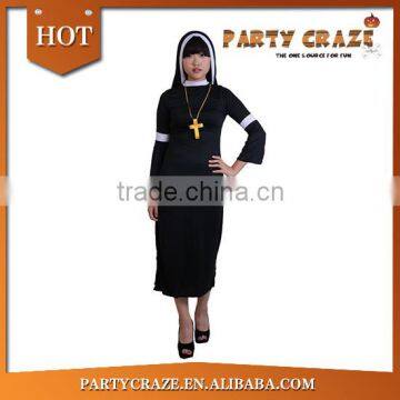 Adult black nun halloween costume