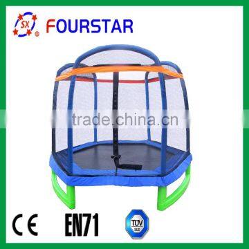 China import 7FT hexagonal jumping trampoline