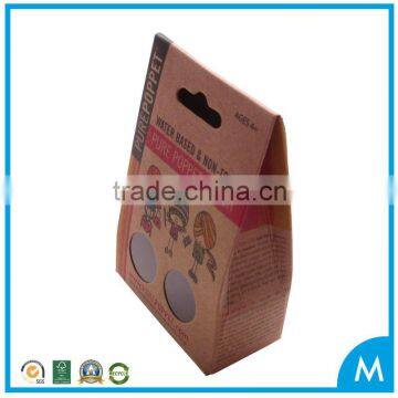 Cute design kraft paper bag with PVC window