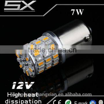 Super Bright Bi-color white amber led turning light S25 1157 BAY15d bayonet light car led tail light