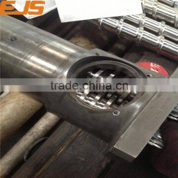 Hot selling plastic extruder machine parallel twin screw barrel