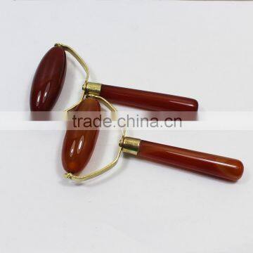 Hot Sale Factory Supply Face Massage stone Roller ,handheld massage roller