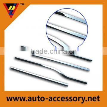 Plastic chrome car decoration moulding trim strip line for Ford F150 door weather strips