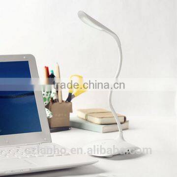 Creative USB Rechargeable Flexible LED Light Table Desk Lamp Touch Sensor Adjustable Brightness photo-2
