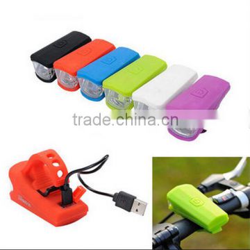 Bike Bicycle USB Light Front Led Light / Cycling Riding safety light / USB Rechargeable BIKE light