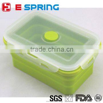 Eco-Friendly Silicone Portable Food Storage Container