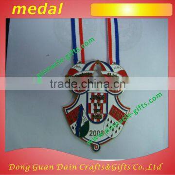 Promotional high quality medal with ribbon