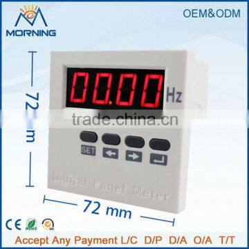 ME-F61J 72*72mm economy type LED display digital frequency meter