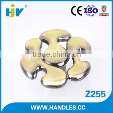 Most popular high quality flower shaped drawer pull knobs