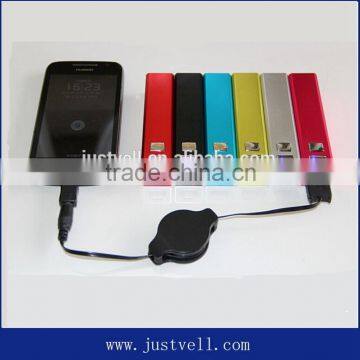 Lipstick Power Bank Backup Battery Cheap Powerbank 2600mAh