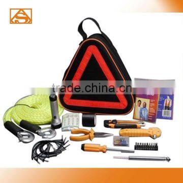 Triangular emergency bag roadside emergency tool kits