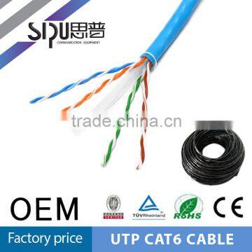 SIPU High speed ethernet performance networking products flat ethernet cable 300m cat6 utp ftp network cable