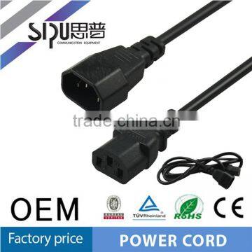 SIPU High Quality EU Plug Power Cord for Laptop Best Price ac Power Cable Wholesale 220v Computer Power Cords