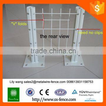 50*200mm pvc sprayed V mesh fencing