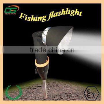 3 watt 4.4Ah magnetic base waterproof rechargeable led fishing flashlight