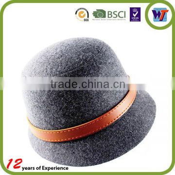 2014 new fashional winter wool hat 100% wool felt hat body