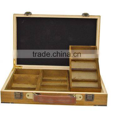 2015 year factory suppliers FSC&SA8000 New design and hot sell pine wooden box for Craft, Jewelry, Tea, Exhibition