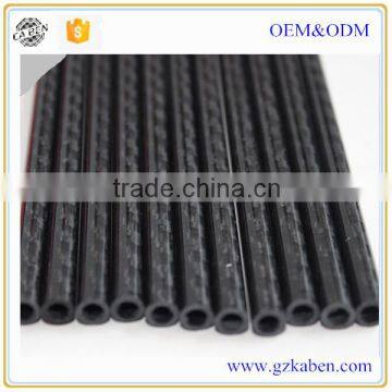 High pressure filament Carbon fiber twisted tubing pipe