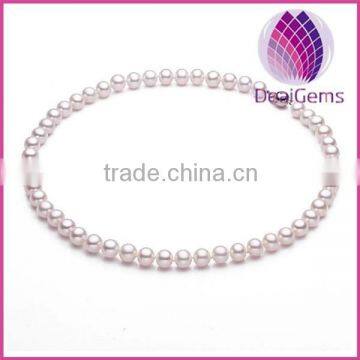 High quality round 8-9mm freshwater pearl necklace