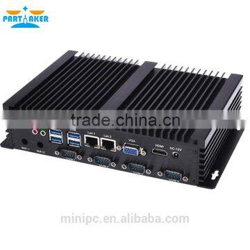 Fanless Industrial PC With Intel Celeron C1037U 1.8Ghz CPU Auto Boot USB 3.0 Dual Gigabit Lan 4 COM 1G RAM 80G HDD HTPC photo-5
