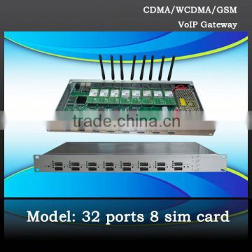 8 port 32 sim gsm/cdma/wcdma voip terminal gateway,goip1