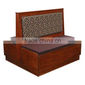 Classical design restaurant furnitrue wooden frame booth seating for sale