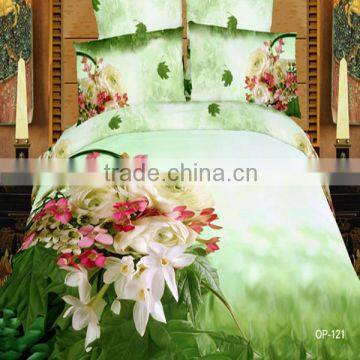 Pure Flower Design High Quality Wholesale 100% Cotton Bedding Sets