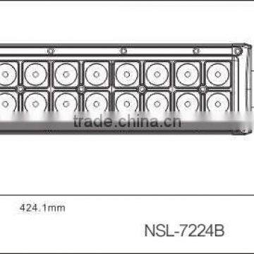 High Quality 72 watt 42 inch LED lights bar 12v offroad auto 72w led working light for car