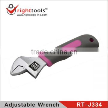 RIGHTTOOLS RT-J334 professional quality CARBON STEEL Adjustable SPANNER wrench