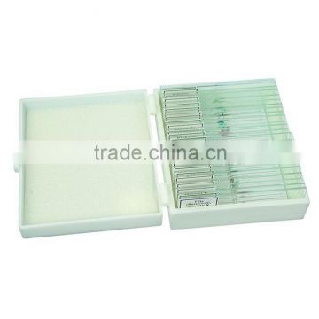 kids learning biology prepared microscope slides of 20 pcs sets