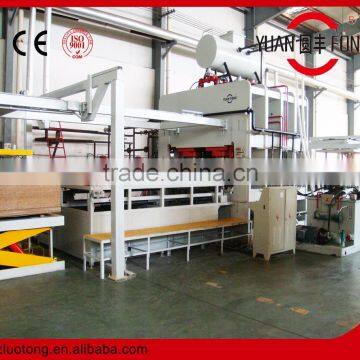 High Quality Melamine Line / Melamine hot press machine / Short cycle hot press machine