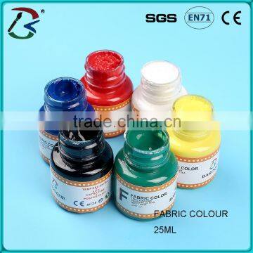 Waterproof Bulk Fabric Paint, 25ml fabric acrylic paints for fabric modern painting