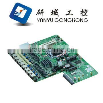 H87SL LGA 1150 Intel i3/i5/i7 8 LAN Firewall motherboard network server motherboard witn OPT