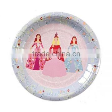 Pretty PRINCESS PARTY PAPER PLATES