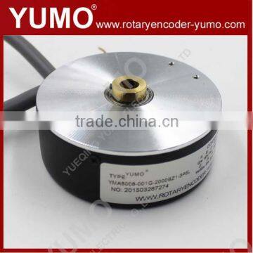 YUMO YMA8008 OD 80mm 8mm Hollow Shaft Rotary Encoders Elevator Servo Motor Price Incremental Rotary Encoder photo-3