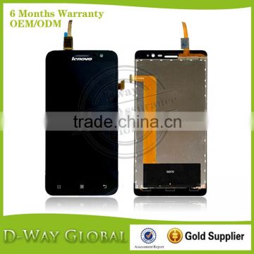 Black LCD Display Panel Touch Screen Digitizer Glass Lens Sensor Assembly for Lenovo S860