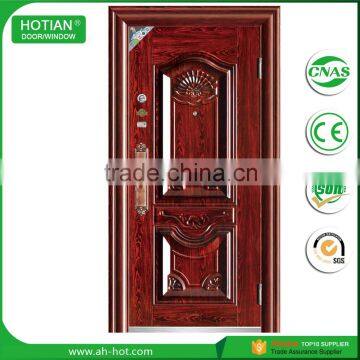 China products safety stainless steel main door design high quality steel security doors