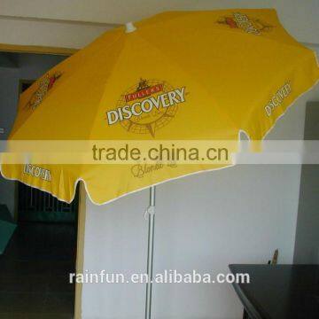 Aluminium beach umbrella with tilt