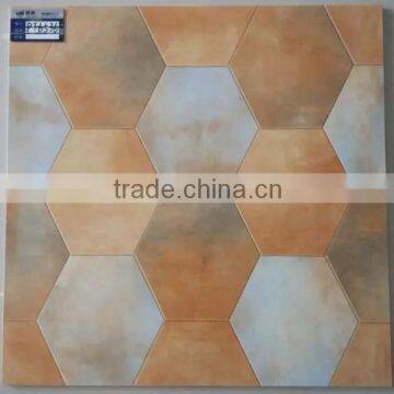 PT6536 digital inkjet rustic flooring glazed porcelain tile 600x600