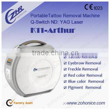 Beauty salon use nd:yag qswiched tattoo removal laser