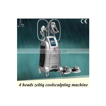 Hot selling Europe popular fat freeze crylipolysis slimming machine 4 handles