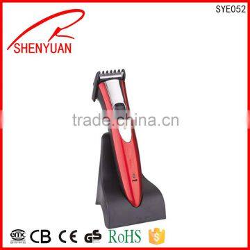 Professional Hair clipper with power motor 220v wireless salon ceramic moving pro blade face trimme with stand