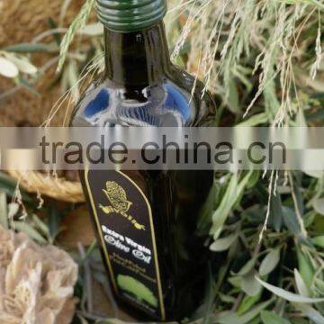 Cold Pressed Extra Virgin Olive Oil. A'Quality Extra Virgin. 100% Extra Virgin Olive Oil. Marasca Glass bottle 750 ml