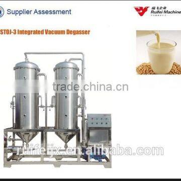 Degasser product for soy milk processing machine