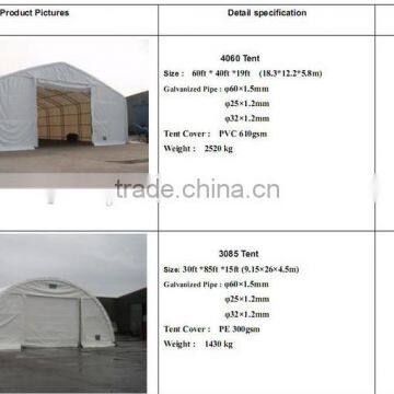 steel frame PVC PE covers teel frame yurt tent